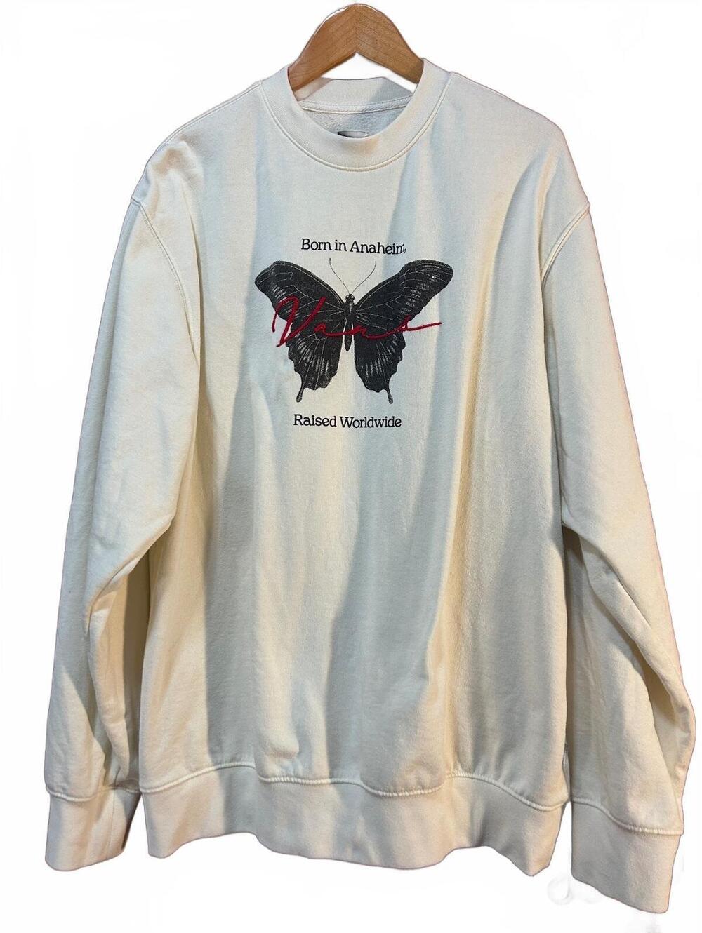 Vans Born in Anaheim Raised Worldwide Loose Fit Crewneck Sweatshirt